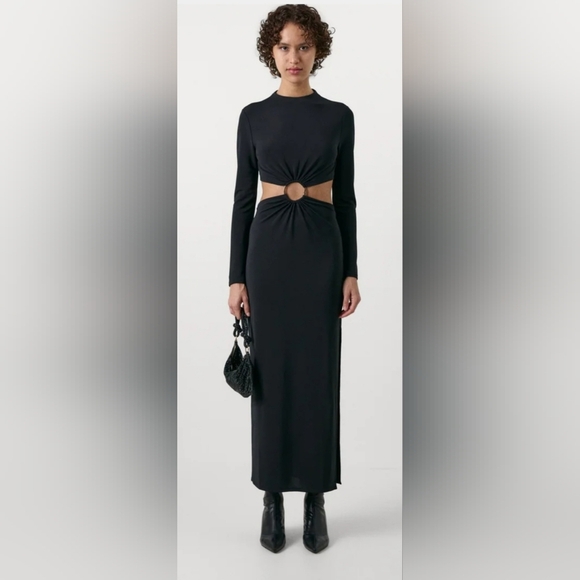GAP x CULT GAIA Black Cutout Maxi Dress. Sz XL. NWT - Picture 2 of 11
